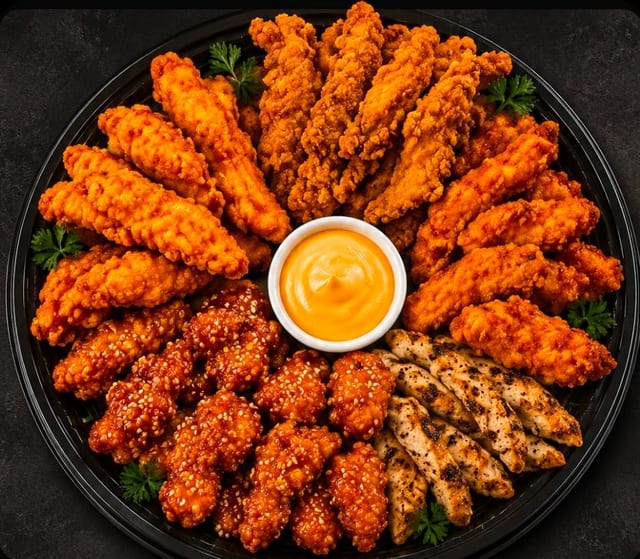 Schnitzel Chicken Platter