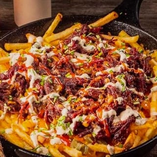 Loaded Shredded Beef French Fries