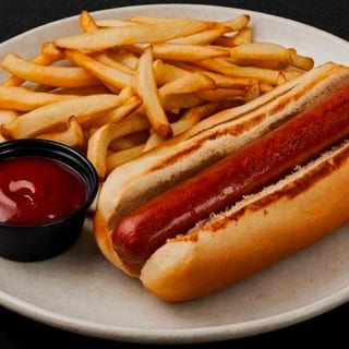 Kids Hot dog and Fries